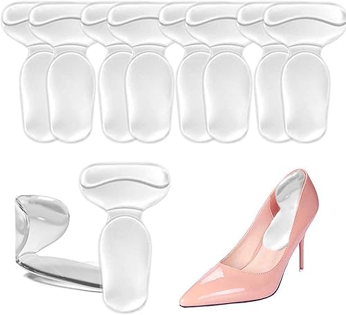 Insertos para cojín de talón almohadillas para zapatos de prevención de ampollas y protectores de pies parte trasera antideslizante de zapatos de