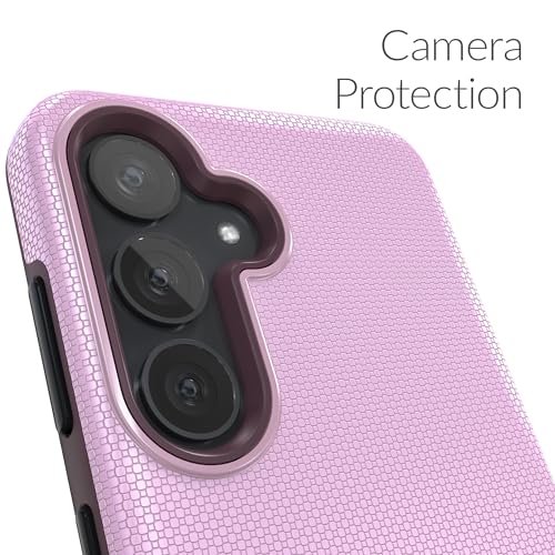 Image of Crave for Samsung Galaxy S24 Case, Shockproof Protection Dual Layer Case for Samsung Galaxy S24 (6.2 inch) - Lilac