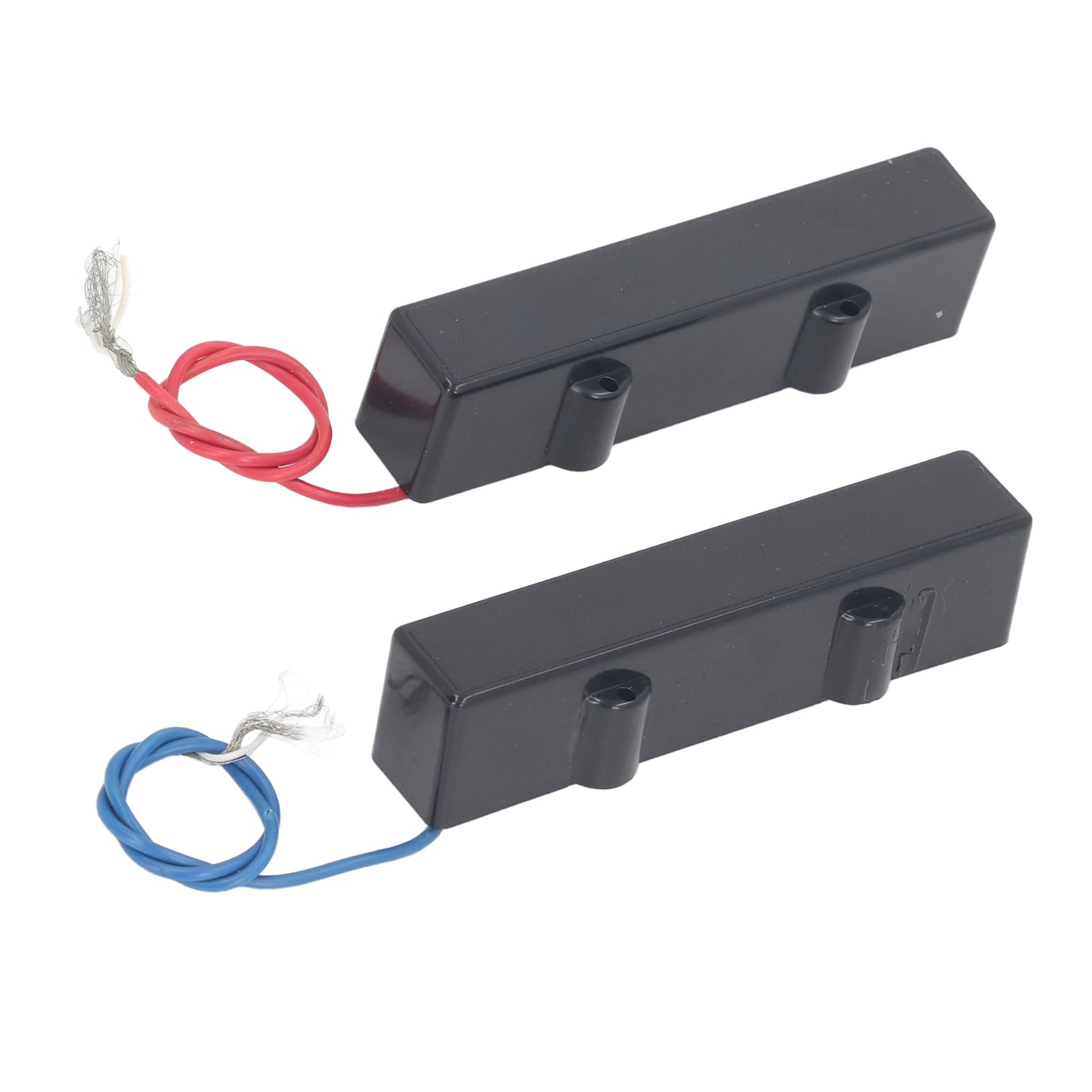 2Pcs 5 String Electric Bass Pickup, Bass Open Style Pickup Accurate Calibration Neck Bridge for 5 String Electric Bass Pickup