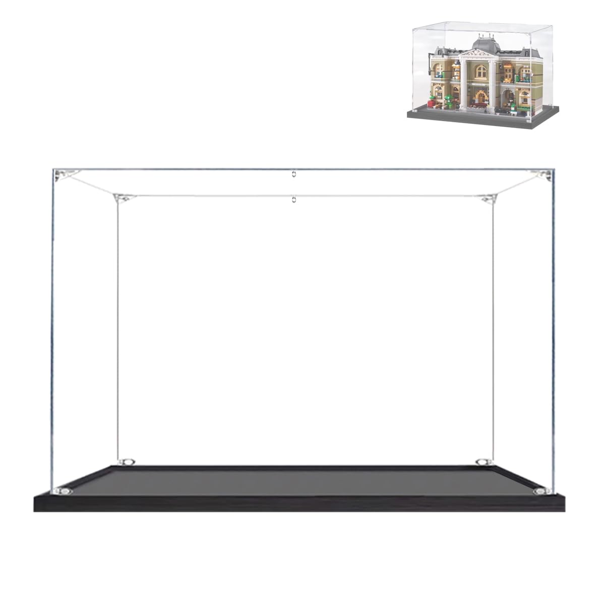 Hosdiy Clear Acrylic Display Case for Lego 10326 - Compaible with (Natural History Museum) - Display Box Showcase (45x30x35cm)