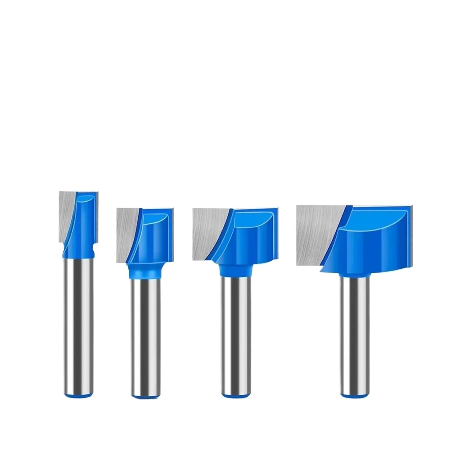 4/5pcs8mm T-Slot Wood Milling Cutter Cleaning Bottom Engraving Bit Solid Carbide Router Woodworking Carpentry Tools 10mm 32mm 30mm(01)