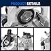 Autoround 19B2575 19B2574 Brake Caliper with Bracket fit for VW Jetta 2000-2005/2008, Jetta City 2007-2009 & Audi TT Quattro 2000-2006, Rear Driver and Passenger Side, 2-PC Set