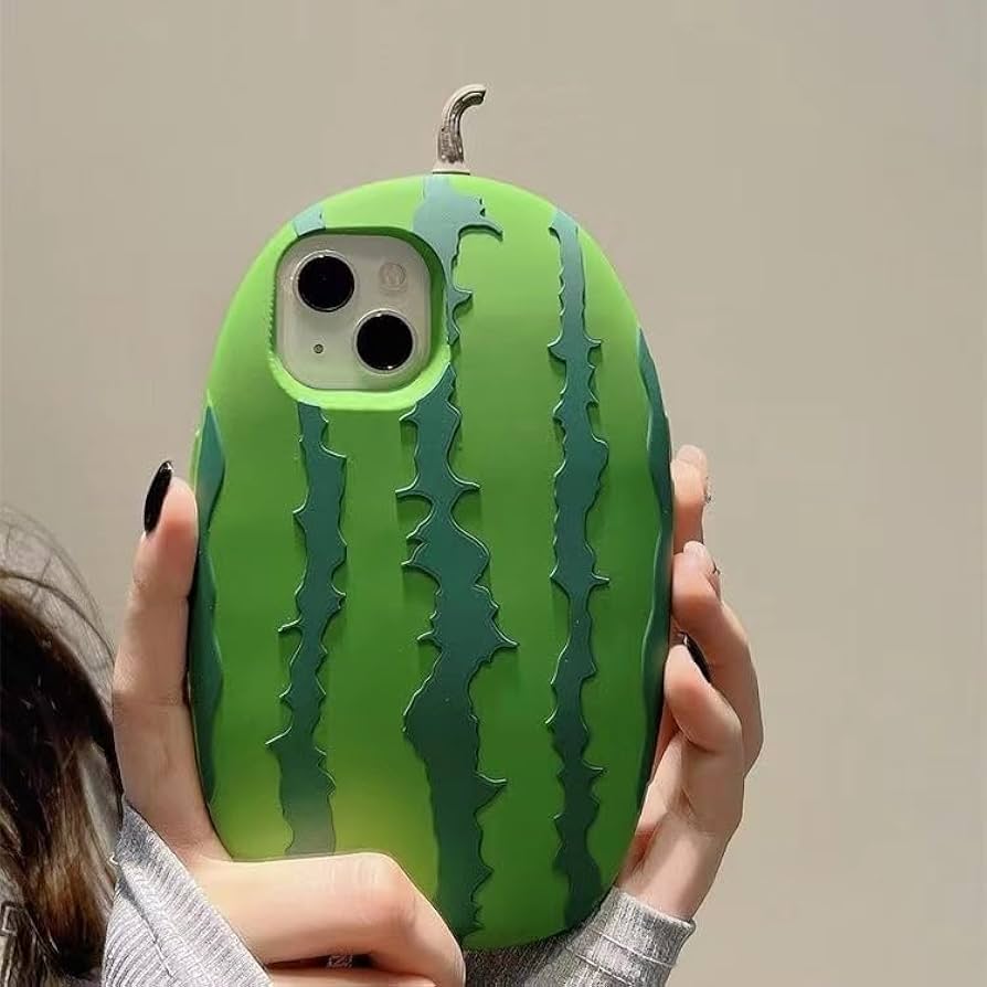 Amazon.co.jp: 面白い スイカ スマホケース 3D カバー 立体 フルーツ