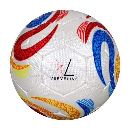 VERVELINE Soccer Ball Size 5 for Youth & Adults