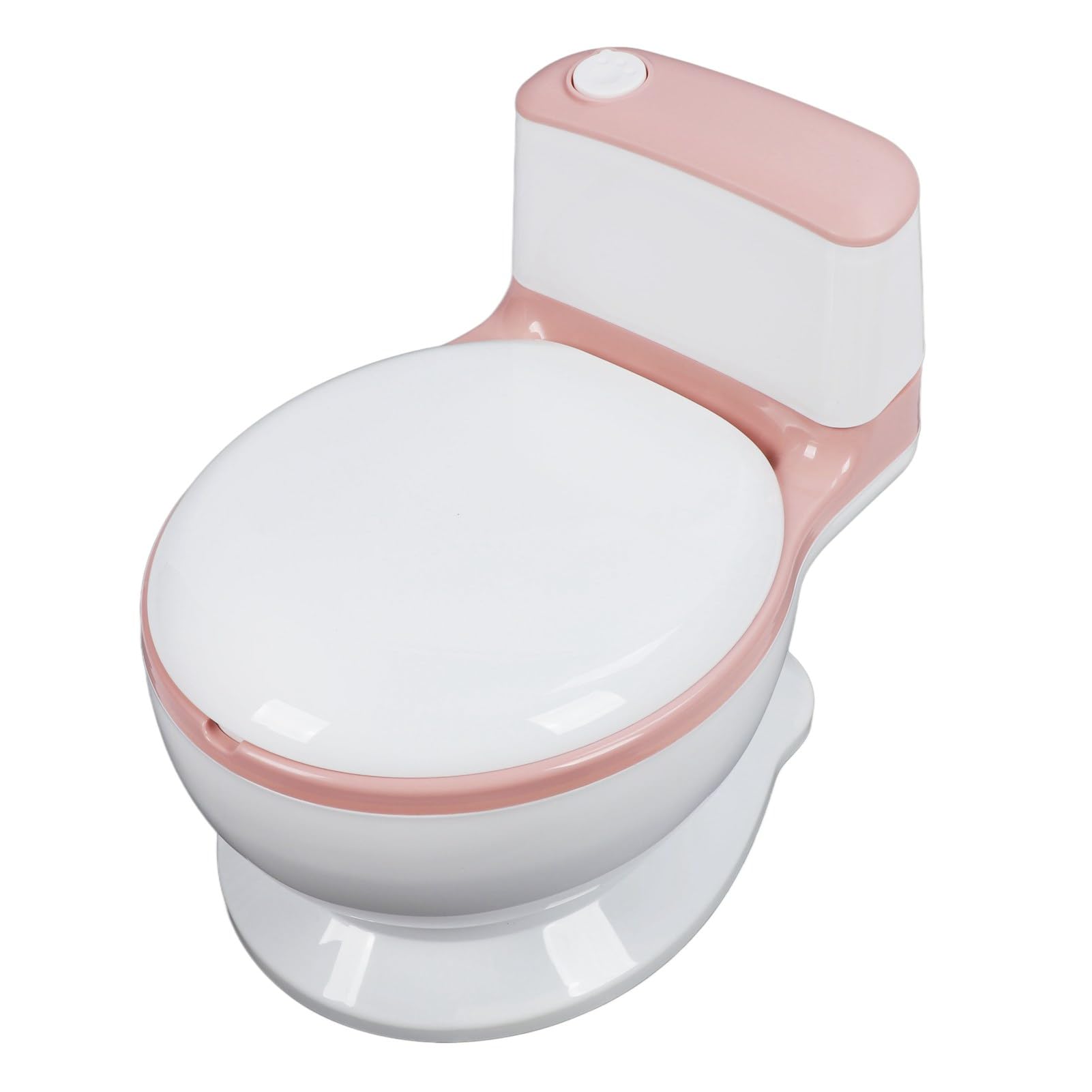 Ausla Vasino per Bambini, WC Portatile in Plastica, Vasino per Bambini, con Vasca Rimovibile e Cuscino, Design Regolabile, per Viaggi e Uso Domestico (PINK)