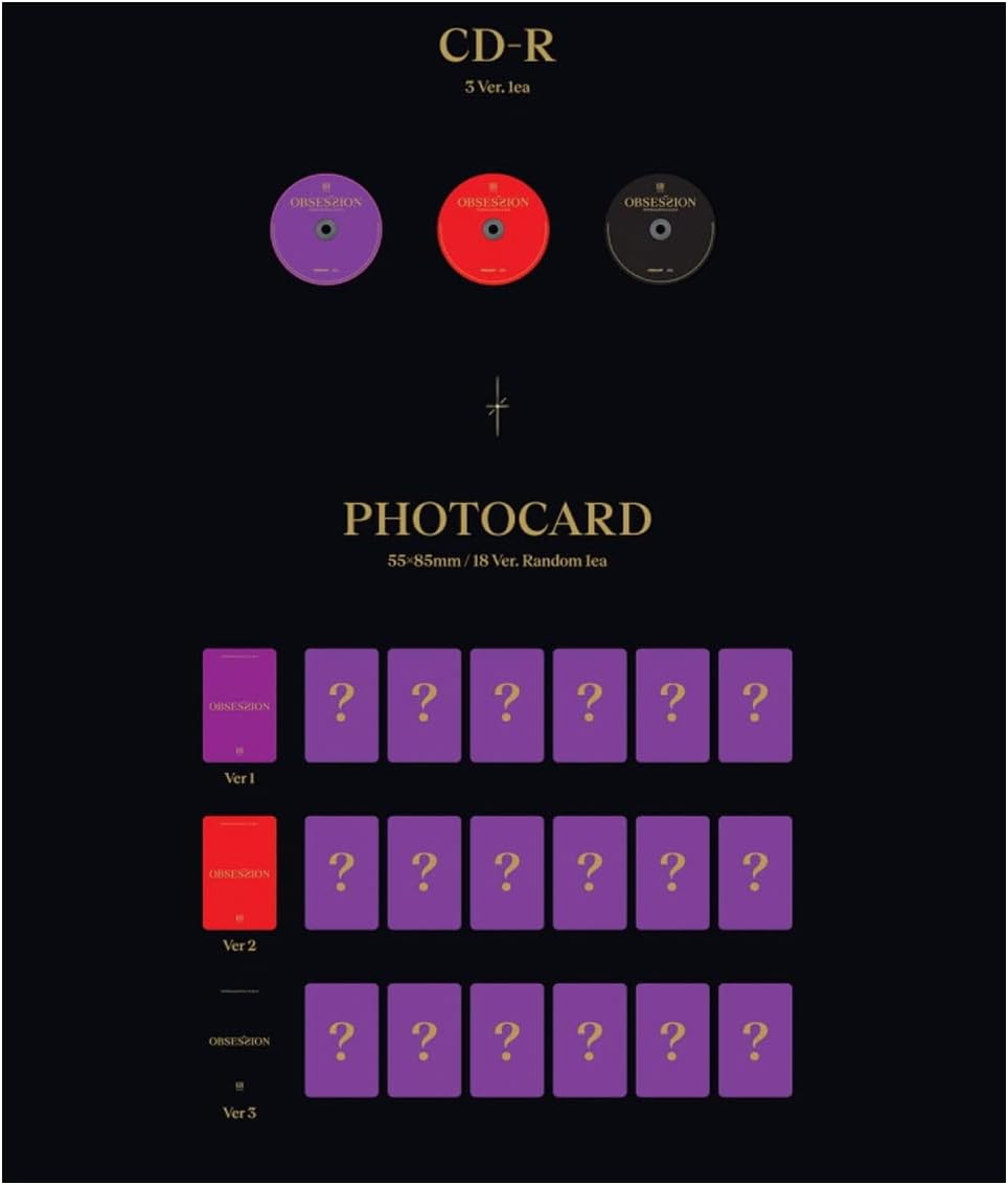 WITHDRAMA WONHO 1st Single Album - Obsession (Set Ver.) 3Album