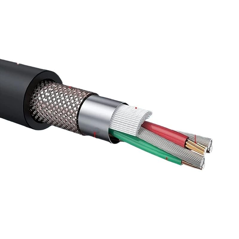 XLR Male to XLR Female Cable for Professional Recording Extension Line Balanced Mixer Amplifier Live Microphone Line(Black,300cm)