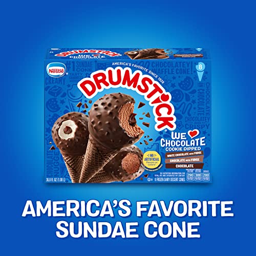 Drumstick We Love Chocolate Ice Cream Sundae Cone Variety Pack â