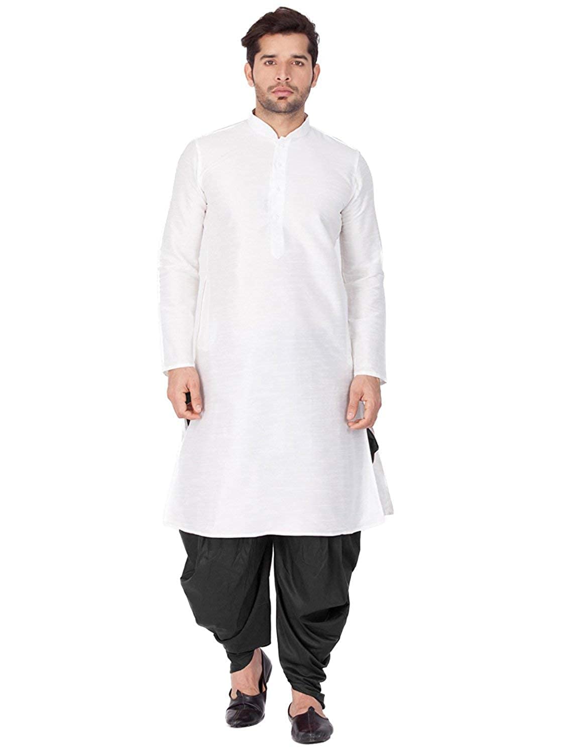 Royal Kurta Mens Silk Blend Kurta And Salwar