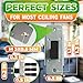Fan Speed Control Switch 6-Pin Toggle – Reverse Ceiling Fan Direction Switch, 3A 250V / 6A 125V, Direction & Speed Adjuster, Indoor Outdoor Application