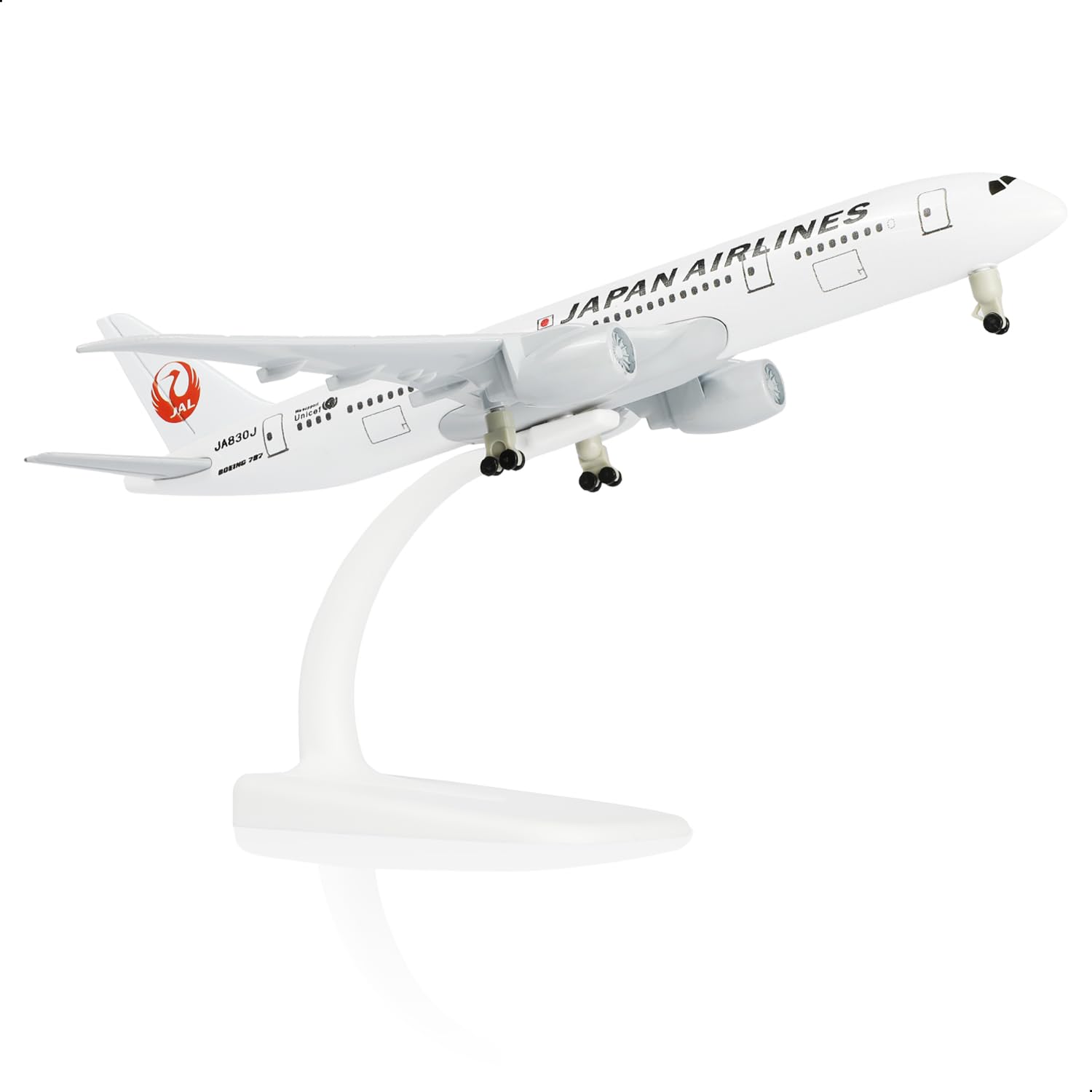 Amazon.co.jp: QIYUMOKE 1/300 JAL 日本航空787 飛行機模型 - 日本航空