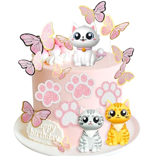 Fête prénatale et anniversaire : célébrez les moments doux avec le décor de gâteau chat