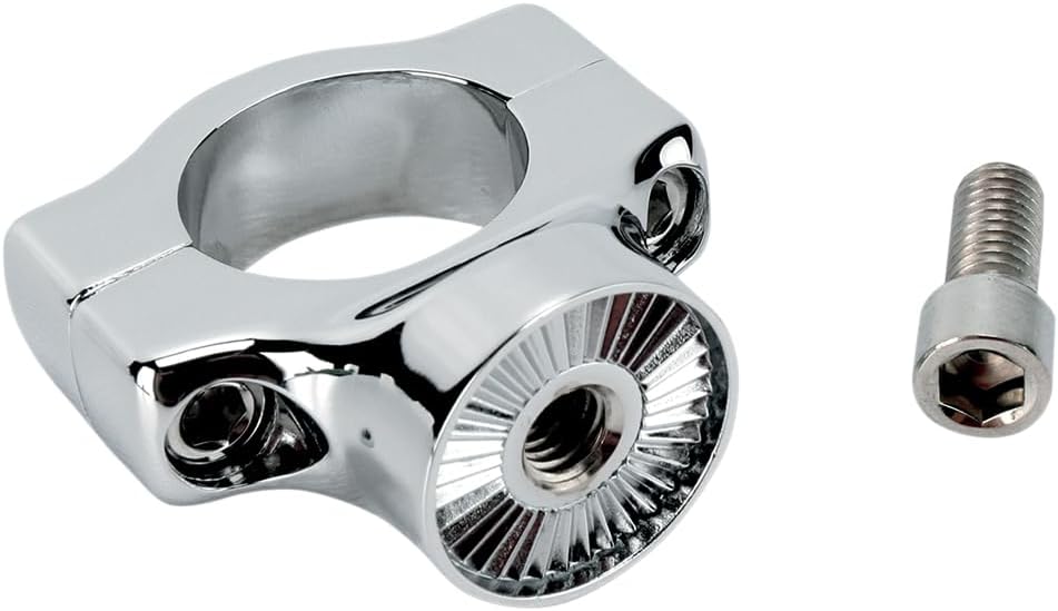 Kuryakyn 3183 Motorcycle Accessory: Side Mount License Plate Holder Clamp for 1986-2017 Harley-Davidson Softail Motorcycles without Swingarm Covers or 1-1/8" Diameter Tubing, Chrome , black