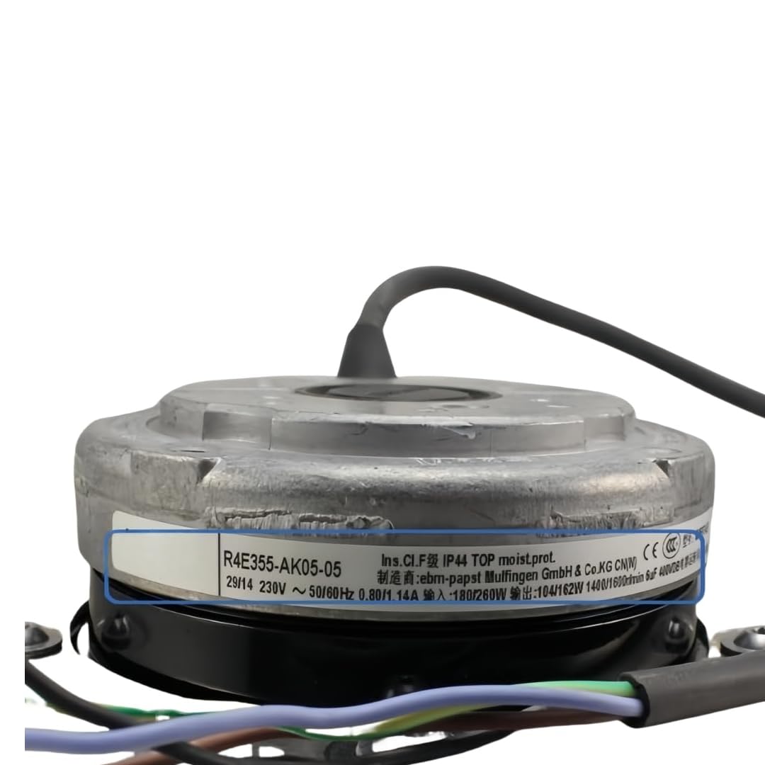 FCARUMIQP R4E355-AK05-05 230V 0.80/1.14A 180/260W 1600RPM Cooling Fan 355MM