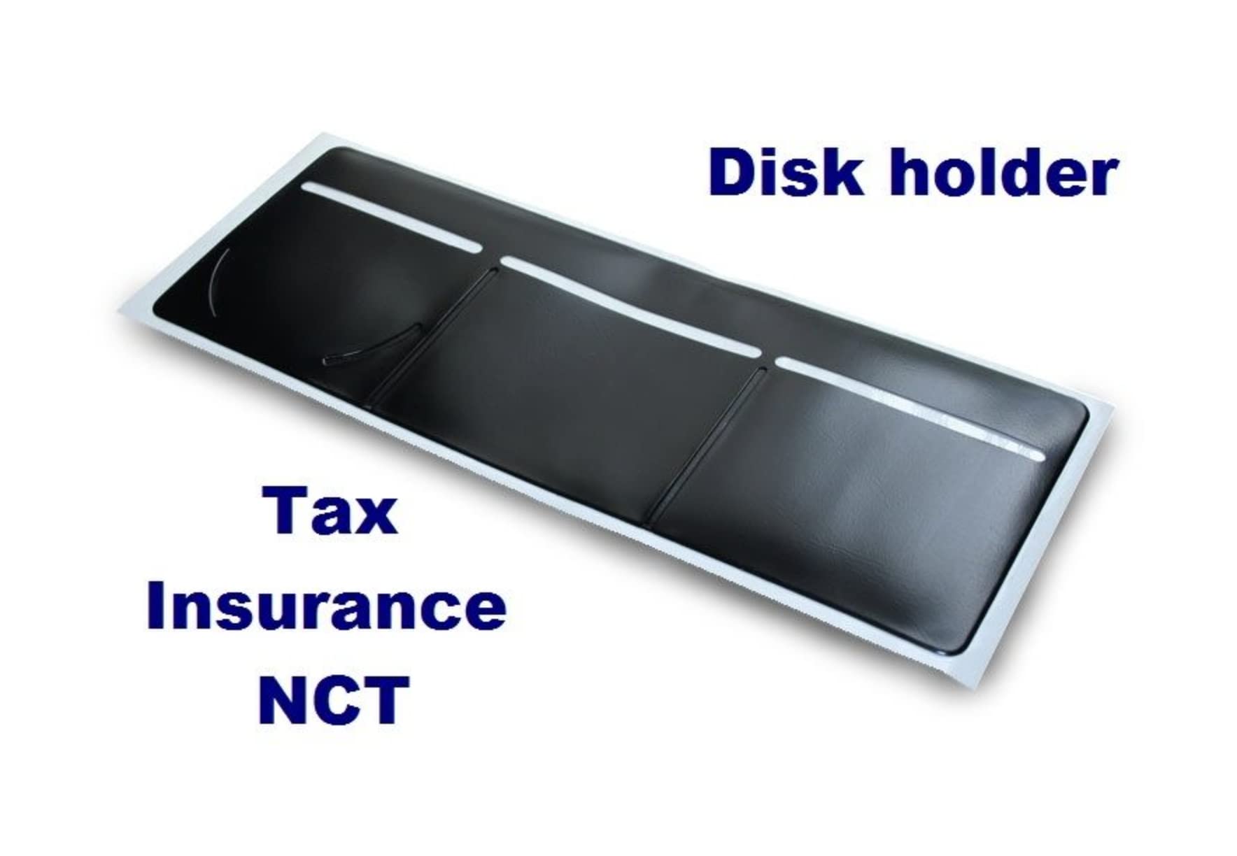 3 In 1 Tax Disc Holder, 2 Pcs Insurance Certificates Road Tax NCT PVC
