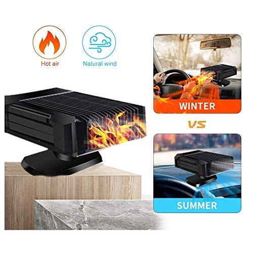 Maso MTX 7.0 Car Portable Heater 12/24V Car Heater 150W Car Heater Windshield Defroster 2 In 1 Cigarette Lighter Heater thumb #4