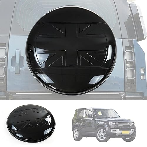Cubierta de neumático de repuesto para Defender, protectores de rueda de repuesto de plástico impermeables para Land Rover Defender 90 110 130 2020 2023