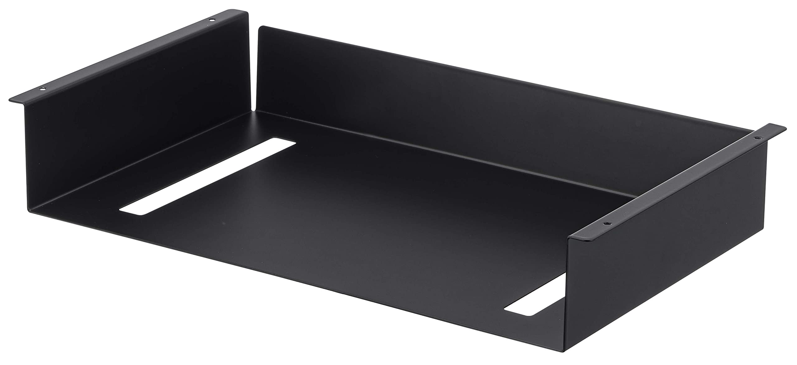 山崎実業(Yamazaki) テーブル下 収納ラック ブラック 約W44XD25…