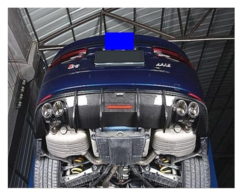 Difusor trasero Audi A5 S5 B9 spoiler de parachoques de carbono 3