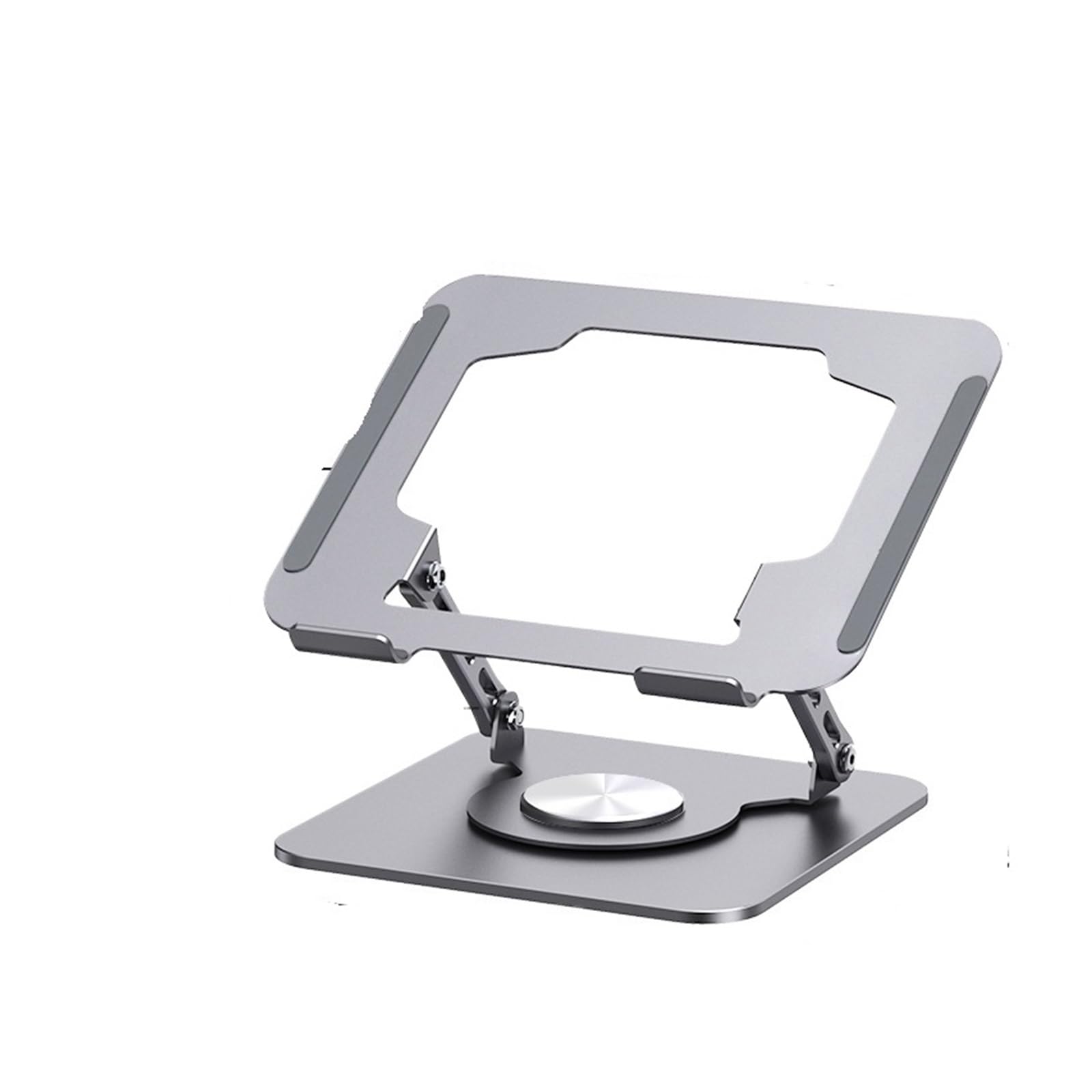 Support ordinateur portable ventilé et pliable en acier au carbone suspendu vertical