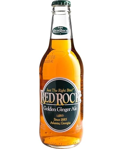 Red Rock Ginger Ale, paquete de 48, botellas de 12 onzas