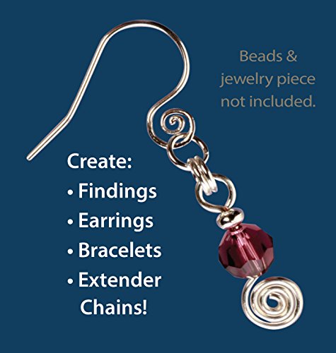Bead Buddy 43216-101994 22 Gauge 99.9 Percent Pure Silver Plate German Style Wrapping Wire-Craft Wire-Jewelry Making Wire thumb #4