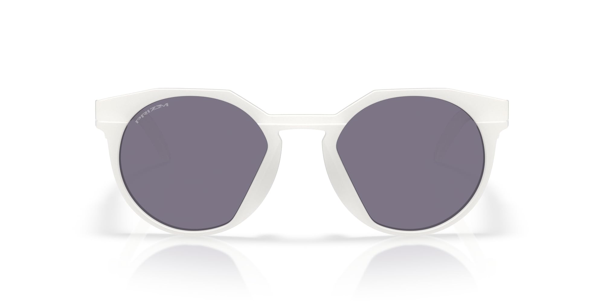 Oakley Sunglasses for Men - OO9242 HSTN Low-Bridge, Round Sunglasses PRIZM Lenses - Matte Vapor/PRIZM Grey - Size 52