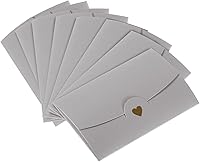 Vista 10 de PATIKIL Mini sobres, paquete de 12 soportes pequeños para tarjetas de regalo, sobres retro dorados de invitación de negocios para boda, cumpleaños