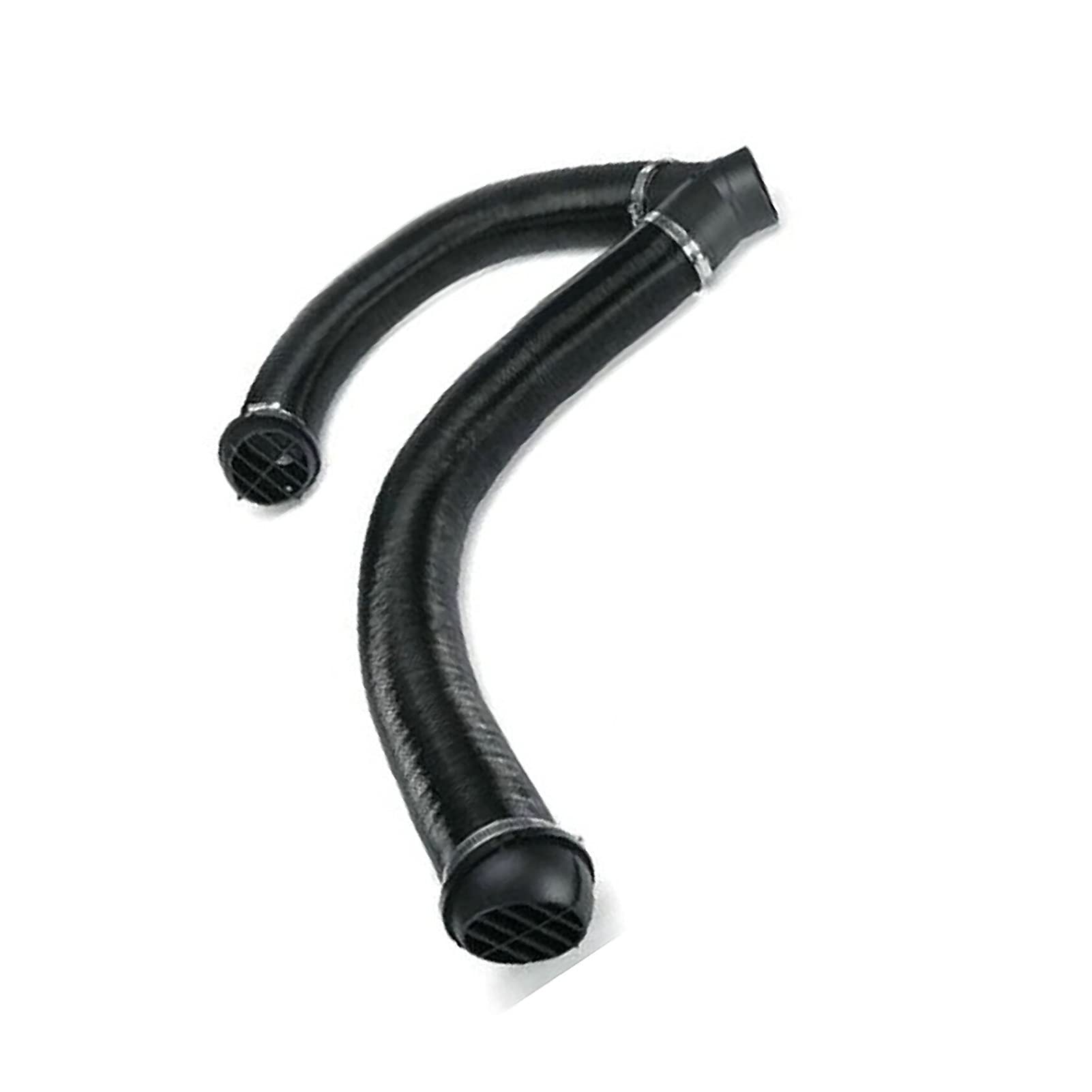 Buy JUSTPING Black ABS Car Auto Heater Tube Diam 60mm Flexible Hose Set