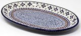 Polish Pottery Oval Serving Platter From Zaklady Ceramiczne Boleslawiec Mosaic Flower Pattern,...