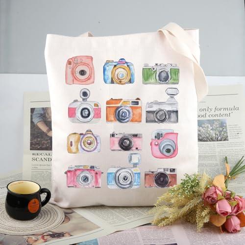 Bolso Tote Vintage para fotógrafos y amantes de cámaras miniatura 3