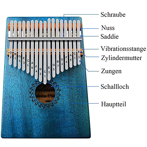 FLSEPAMB Kalimba Piano à Pouce 17 Touches avec kit D’apprentissage Piano à Doigt, Instrument de Kalimba Cadeau Parfait… - Les Beatles, Paul McCartney, John Lennon, RIngo Starr, George Harrison FLSEPAMB Kalimba Piano à Pouce 17 Touches avec kit D'apprentissage Piano à Doigt, Instrument de Kalimba Cadeau Parfait… – Image 8
