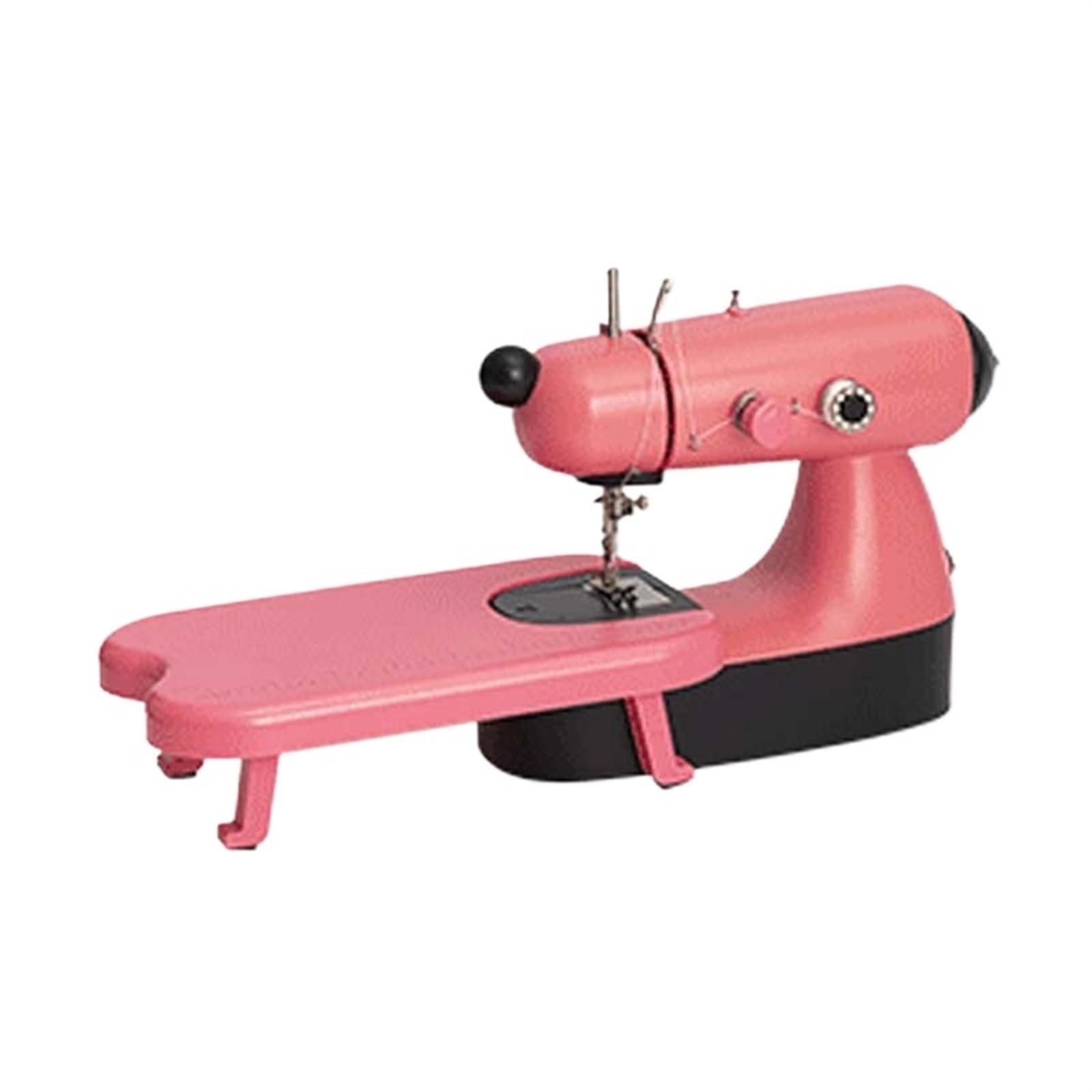 Edede Roze Sewing Machine, Small Household Multifunctional Sewing Machine Portable Mini Double Thread Sewing Machine Built-In Led Lighting With Foot Pedal(Roze)