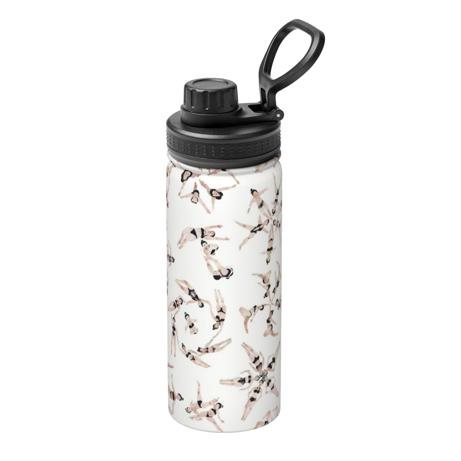 Kfjghhl Insulated Stainless Swimming Steel Water Bottle For Sport Gym Travel Leak Camping Hiking Hydration