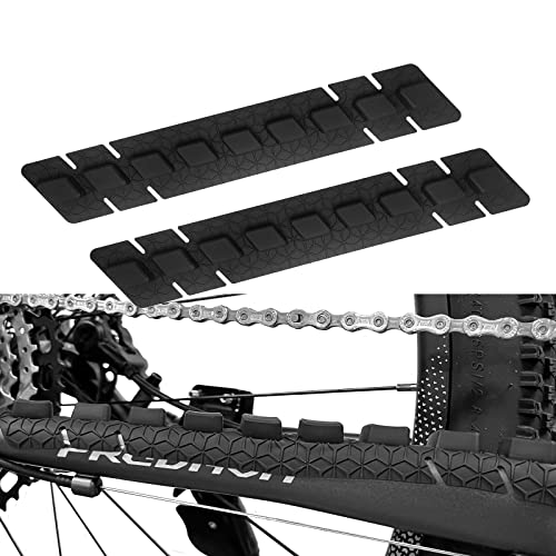 SUFUL 2 STÜCKE Kettenstrebenschutz Mountainbike, Kettenschutz, Airbag Anti-Kratzer Rahmenschutz Fahrrad