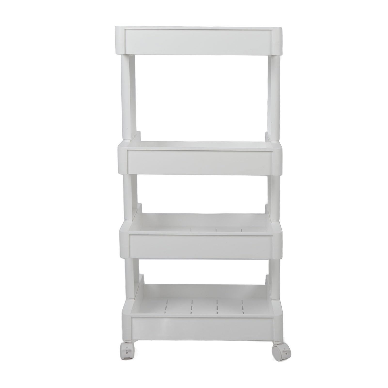 Carrello per Salone con Ruote Girevoli e Design Scavato per Riporre Saloni e Negozi di Tatuaggi Realizzato in Materiale PP Ecologico Dimensioni 45 X 32 X 94 Cm