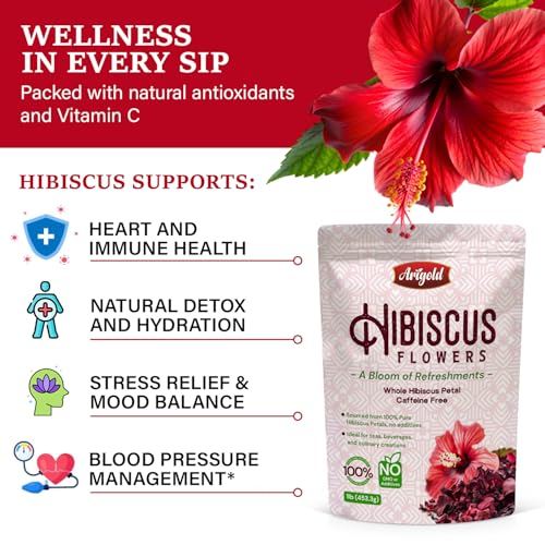 Arigold Pure Whole Petals Hibiscus Tea
