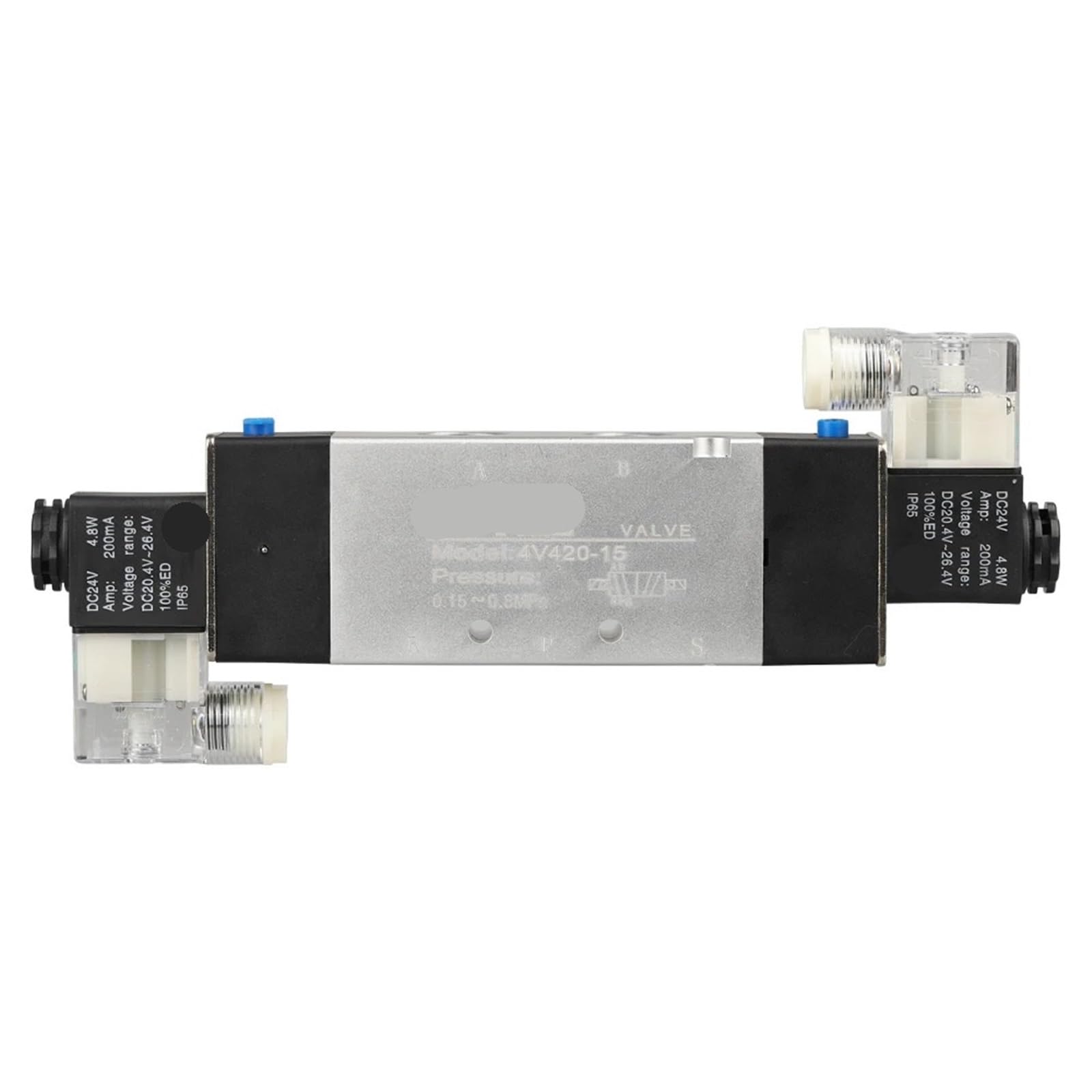 Electrovanne pneumatique 5/2 voies 4V220-08 DC12V double commande bistable