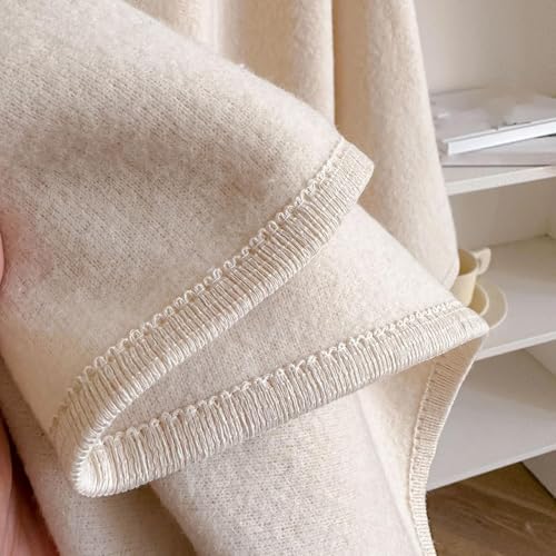 Women's Knit Wrap Poncho Shawl Open Front Cardigan with Tie Hem Soft Warm - image 5