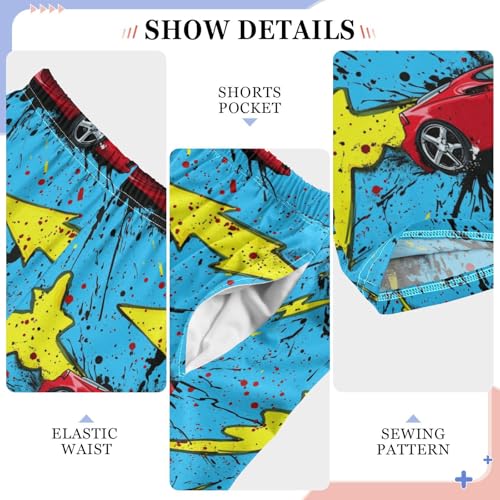 Pajama Bottoms, Pajamas Pant Cars Grunge Lounge Wear Casual Blue Sleep Long Pants Soft Pjs Sleepwear4