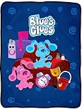 Blues Clues Throw Blanket - Blues Clues Classic Character Group Fuzzy Soft Fleece Throw Blanket for Bed Couch 46' X 60'