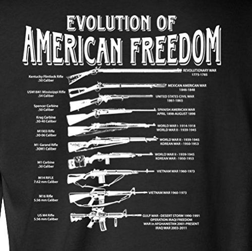 Gadsden and Culpeper Evolution of Freedom Longsleeve T-Shirt (Black)