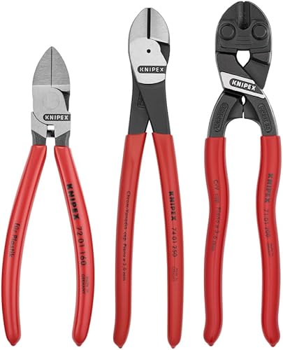 Miniatura 2 de Juego de alicates de corte de 3 piezas con soporte de herramientas de 10 piezas