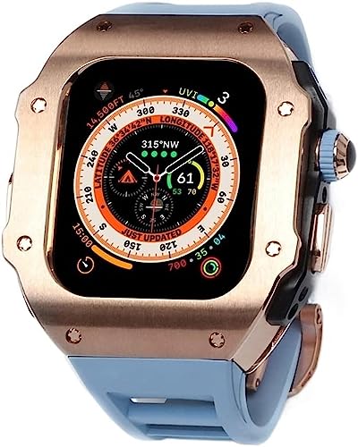 Kit de modification luxe en acier pour Apple Watch Ultra 8 49mm