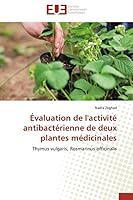 Évaluation de l'Activité Antibactérienne de Deux Plantes Médicinales 6131592977 Book Cover