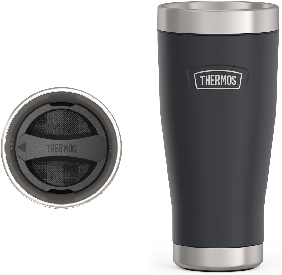 THERMOS ICON SERIES, Vaso de acero inoxidable, Granito, 16 oz | Material libre de BPA.