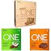 ISS Research Oh Yeah! One Bar Nuts and Chocolate Flavors Protein Bar Variety Pack Bundle Almond Bliss, Chocolate Brownie and Peanut Butter Pie, 4 Pack each (12-Bars)