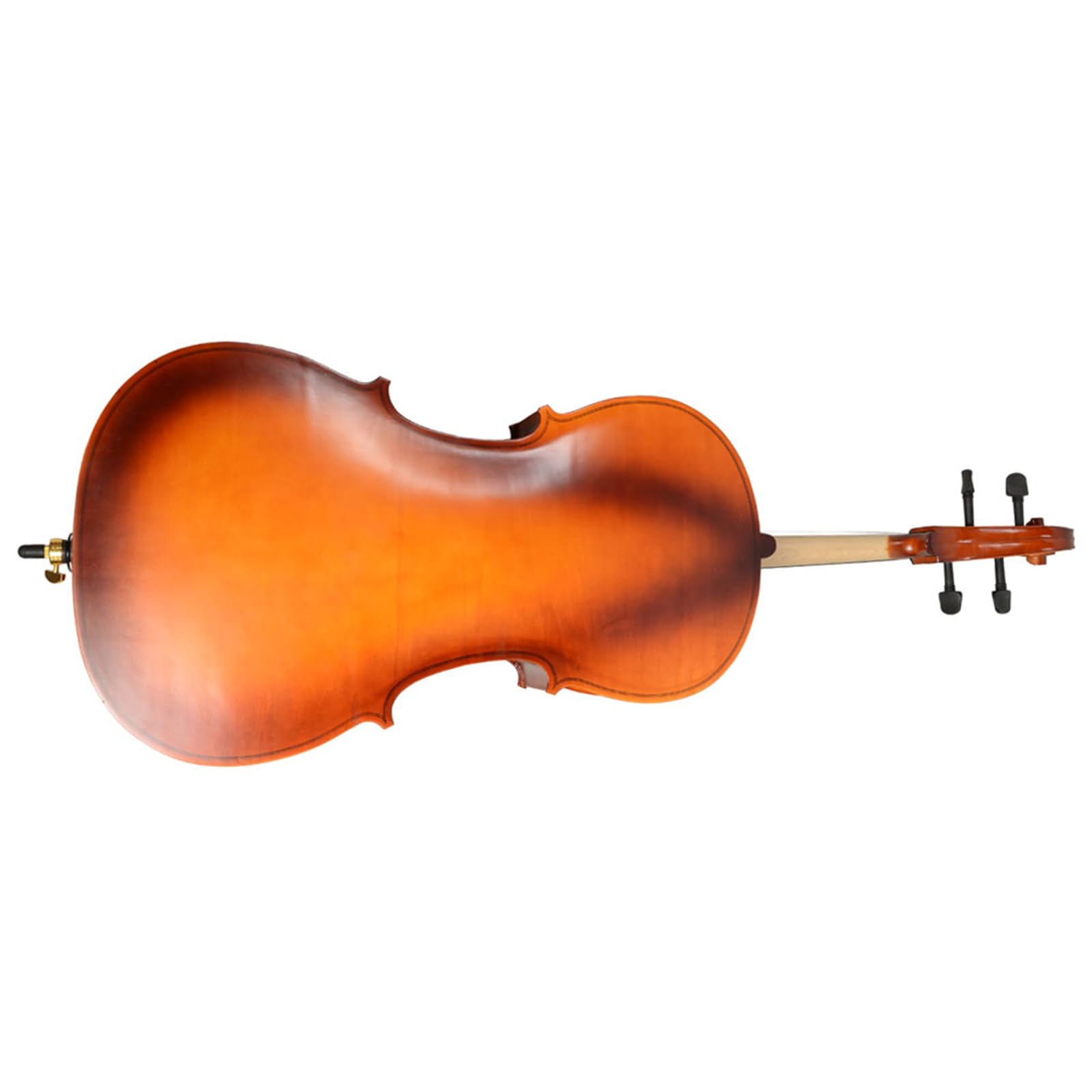 Juego de violonchelo 4/4 de tamaño completo de madera maciza para principiantes, adultos y niños, kit de violonchelo con bolsa de transporte suave acolchada, colofonia, lazos, colofonia color madera