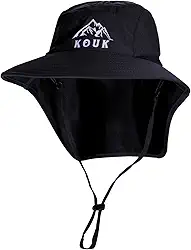Bucket Hat Cata Ovo Chapéu Pescador Profissional Proteção Solar Leve Respirável Seca Rápido Rio Barco Mar Pescaria Trilha Caminhada Aventura Passeio Corrida Masculino Aba Larga