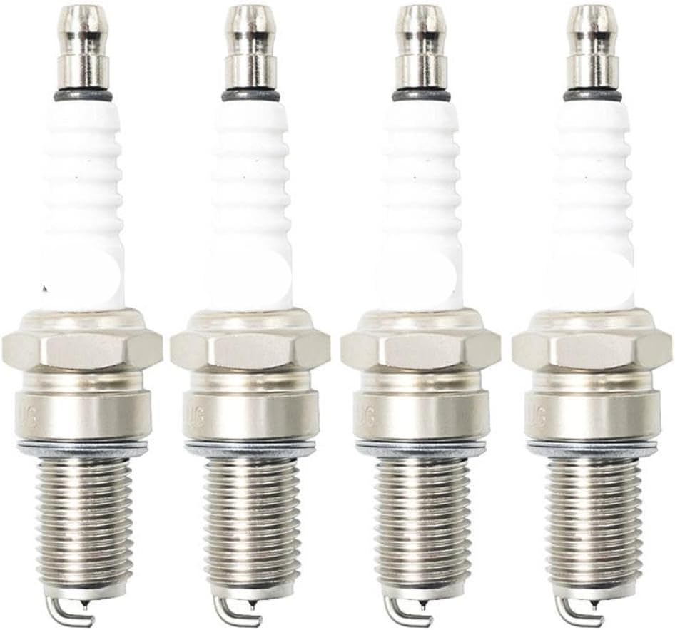 Spark Plug Compatible With Automotive Motorcycle Parts F650CS F650GS F650ST K100LT K100RS K100RT K1100LT K75C K75RT K75S K75T R1100R(4Pcs Nickel alloy)